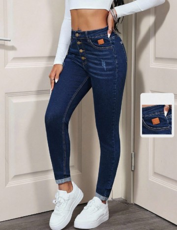 Blugi SHEIN, albastru