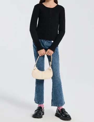 Cardigan Sinsay, negru