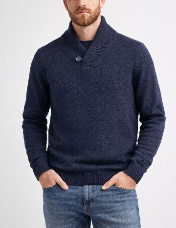 Bluza Pull&Bear, bleumarin