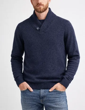 Bluza Pull&Bear, bleumarin