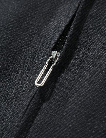 Jacheta SHEIN Plus Size Men, gri inchis