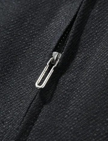 Jacheta SHEIN Plus Size Men, gri inchis