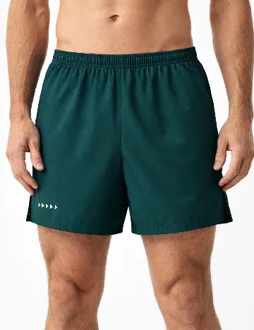 Short de baie Pull&Bear, verde inchis