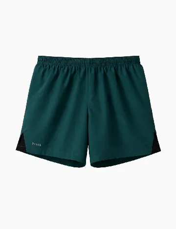 Short de baie Pull&Bear, verde inchis