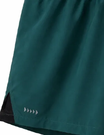 Short de baie Pull&Bear, verde inchis