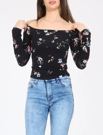 Bluza Bershka, negru
