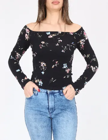 Bluza Bershka, negru