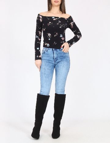 Bluza Bershka, negru