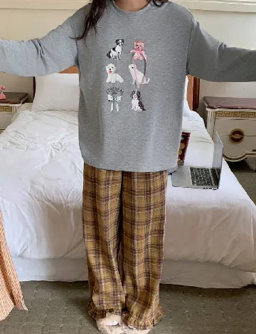 Pijama Dazy, mix culori