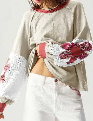 Bluza SHEIN CURVE, bej