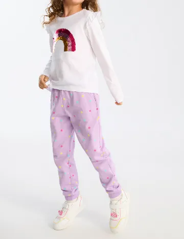 Pantaloni Sinsay, mov