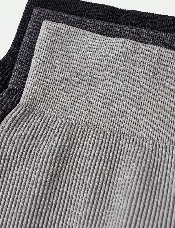 Set colanti 3 perechi Shein Kids, mix culori