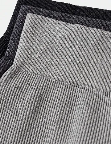 Set colanti 3 perechi Shein Kids, mix culori