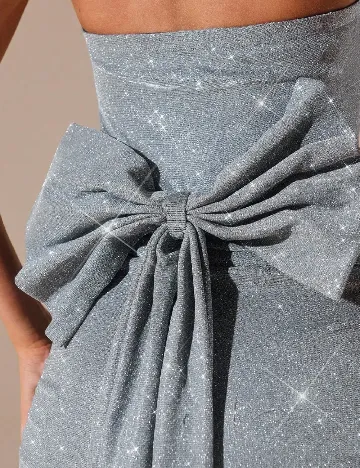 Rochie scurta SHEIN, argintiu