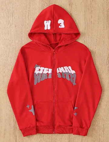 Hanorac Shein Kids, rosu