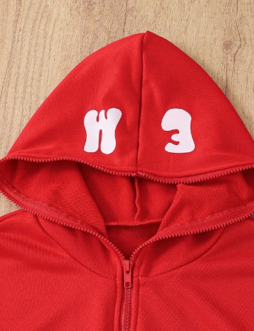 Hanorac Shein Kids, rosu