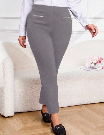 Pantaloni Emery Rose Curve, gri