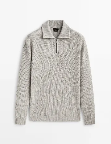 Pulover Massimo Dutti, gri