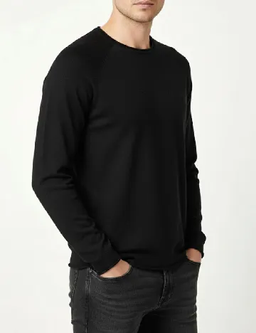 Bluza Bershka, negru