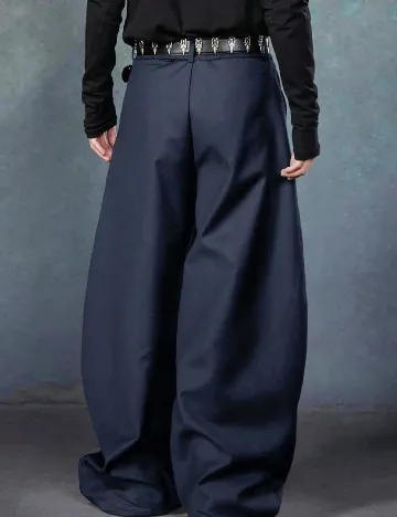 Pantaloni SHEIN, bleumarin