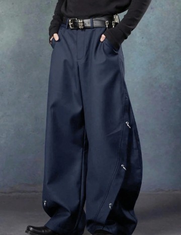 Pantaloni SHEIN, bleumarin