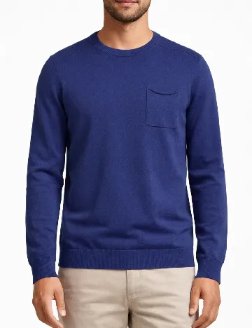 Bluza Bershka, albastru