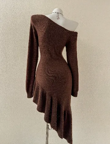 Rochie medie SHEIN, maro