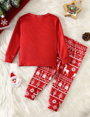 Compleu Shein Kids, rosu