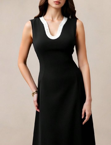 Rochie medie SHEIN, negru