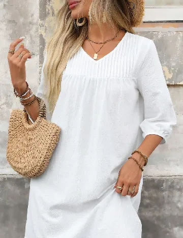 Rochie scurta SHEIN, alb