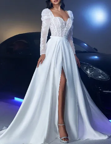 Rochie lunga SHEIN, alb