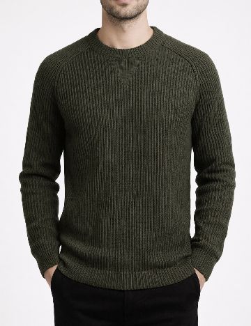 Pulover Pull&Bear, verde