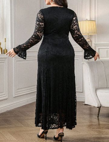 Rochie lunga SHEIN CURVE, negru