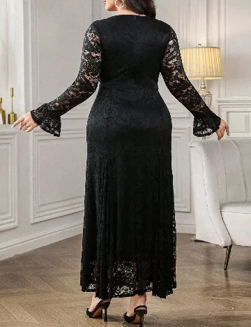 Rochie lunga SHEIN CURVE, negru