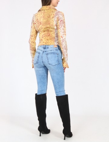 Camasa Bershka, galben