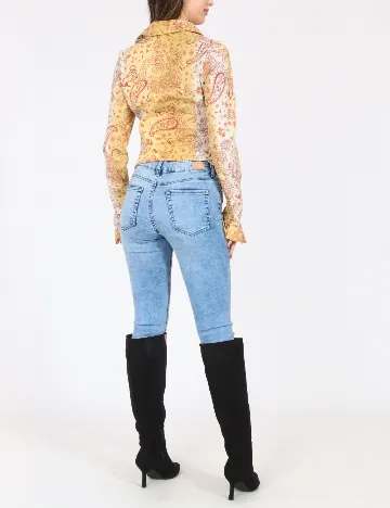 Camasa Bershka, galben