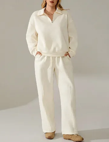 Compleu SHEIN CURVE, ecru