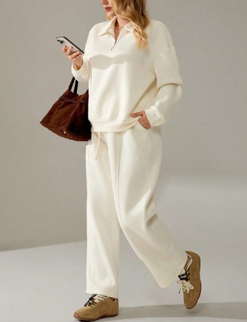 Compleu SHEIN CURVE, ecru