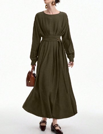 Rochie lunga SHEIN, verde