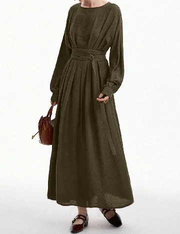 Rochie lunga SHEIN, verde