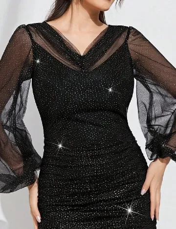 Rochie medie SHEIN, negru