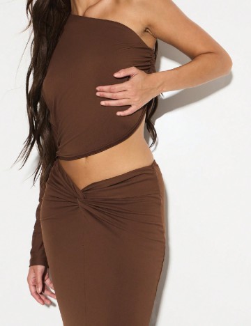 Rochie lunga SHEIN, maro