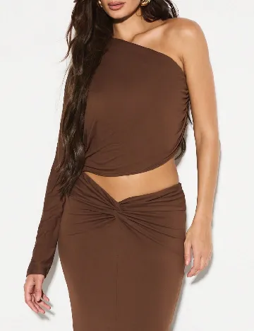 Rochie lunga SHEIN, maro