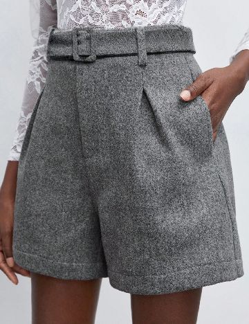 Pantaloni scurti SHEIN, gri