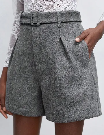 Pantaloni scurti SHEIN, gri