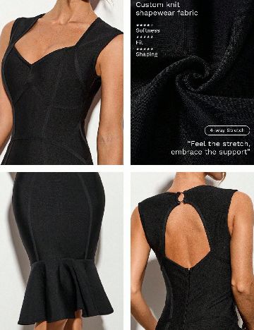 Rochie medie SHEIN, negru