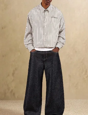 Camasa SUMWON, alb/maro