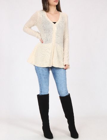 Cardigan Zara, ecru
