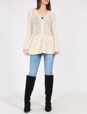 Cardigan Zara, ecru