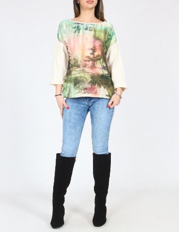 Bluza Oversize Zara, mix culori